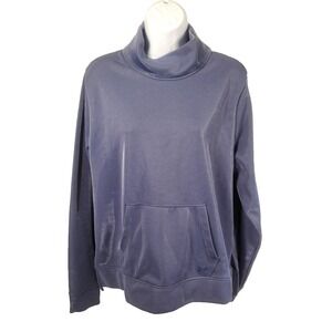 Under Armour Women's L Cold Gear  Mock Neck Pullover Sweatshirt Loose‎